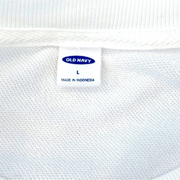 NWOT Old Navy Size Large Vintage Crewneck French Terry “Sunblissed” Sweatshirt - Picture 5 of 6
